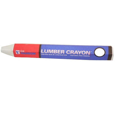 C.H. Hanson C.H. Hanson 4.5 in. L Lumber Crayon White 1 pc 10370